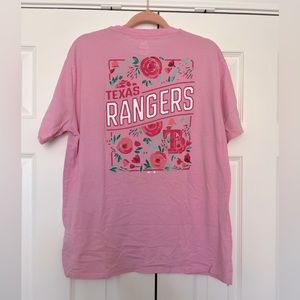 Texas Rangers Womens Tee Roses